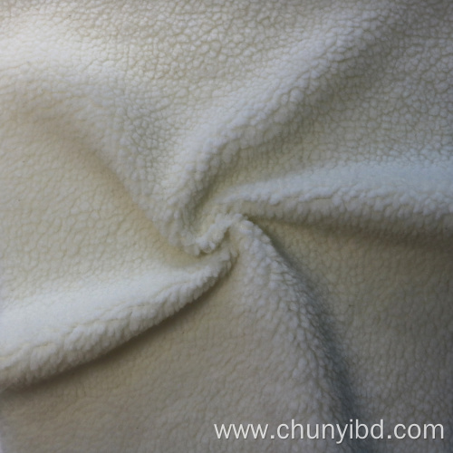 Suitable For Autumn Winter Skin Friendly High Quality 100% Polyester Cotton Solid Berber Fleece Fabric